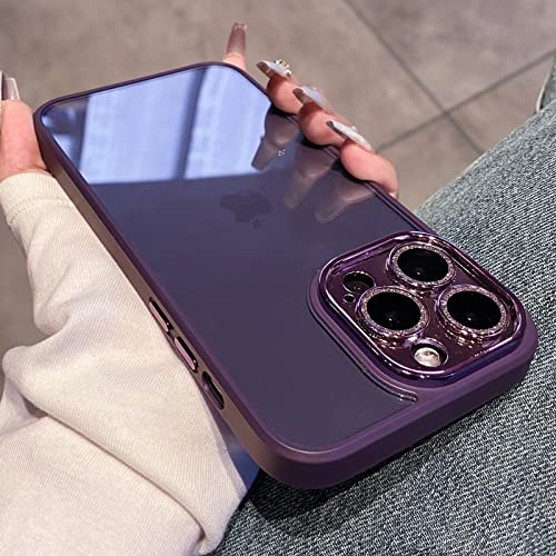 STICHY Glitter Diamond Transparente Hülle für iPhone 14 13 12 11 Pro Max Plus Lens Protection Bumper Cases Cover, Lila, für iPhone 11Pro Max STICHY Glitter Diamond Transparente Hülle für iPhone 14 13 12 11 Pro Max Plus Lens Protection Bumper Cases Cover, Lila, für iPhone 11Pro Max von STICHY