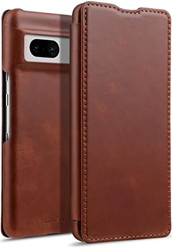 STILGUT Book Case kompatibel mit Google Pixel 7 Hülle aus Leder, Lederhülle, Klapphülle, Handyhülle - Cognac STILGUT Book Case kompatibel mit Google Pixel 7 Hülle aus Leder, Lederhülle, Klapphülle, Handyhülle - Cognac von STILGUT