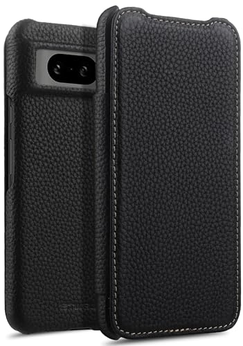 STILGUT Book Case kompatibel mit Google Pixel 8 Hülle aus Leder, Lederhülle, Klapphülle, Handyhülle - Schwarz STILGUT Book Case kompatibel mit Google Pixel 8 Hülle aus Leder, Lederhülle, Klapphülle, Handyhülle - Schwarz von STILGUT