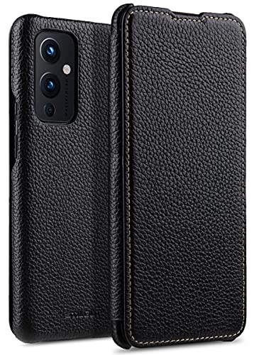 STILGUT Book Case kompatibel mit OnePlus 9 Hülle aus Leder zum Klappen, Klapphülle, Handyhülle, Lederhülle - Schwarz STILGUT Book Case kompatibel mit OnePlus 9 Hülle aus Leder zum Klappen, Klapphülle, Handyhülle, Lederhülle - Schwarz von STILGUT