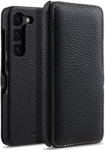 STILGUT Book Case kompatibel mit Samsung Galaxy S23 Hülle aus Leder mit Clip-Verschluss, Lederhülle, Klapphülle, Handyhülle - Schwarz STILGUT Book Case kompatibel mit Samsung Galaxy S23 Hülle aus Leder mit Clip-Verschluss, Lederhülle, Klapphülle, Handyhülle - Schwarz von STILGUT