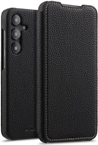 STILGUT Book Case kompatibel mit Samsung Galaxy S24 Plus Hülle aus Leder, Lederhülle, Klapphülle, Handyhülle - Schwarz STILGUT Book Case kompatibel mit Samsung Galaxy S24 Plus Hülle aus Leder, Lederhülle, Klapphülle, Handyhülle - Schwarz von STILGUT