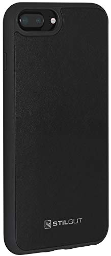 STILGUT Bumper kompatibel mit iPhone 8 Plus/7 Plus - iPhone 7 Plus & iPhone 8 Plus Case aus Kunststoff und Leder, Cover, Hülle aus TPU/PC & Leder - Schwarz STILGUT Bumper kompatibel mit iPhone 8 Plus/7 Plus - iPhone 7 Plus & iPhone 8 Plus Case aus Kunststoff und Leder, Cover, Hülle aus TPU/PC & Leder - Schwarz von STILGUT