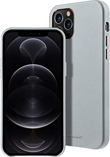 STILGUT Cover kompatibel mit iPhone 12/12 Pro Hülle aus Leder -Lederhülle, Ledercase - Grau STILGUT Cover kompatibel mit iPhone 12/12 Pro Hülle aus Leder -Lederhülle, Ledercase - Grau von STILGUT