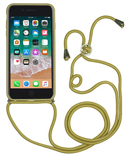 STILGUT Handykette entwickelt für iPhone 8/7und iPhone SE 2020 - Handykette für iPhone 8 & iPhone 7 aus Leder & TPU/PC, Handyhülle zum Umhängen, Hülle mit Band - Grün STILGUT Handykette entwickelt für iPhone 8/7und iPhone SE 2020 - Handykette für iPhone 8 & iPhone 7 aus Leder & TPU/PC, Handyhülle zum Umhängen, Hülle mit Band - Grün von STILGUT
