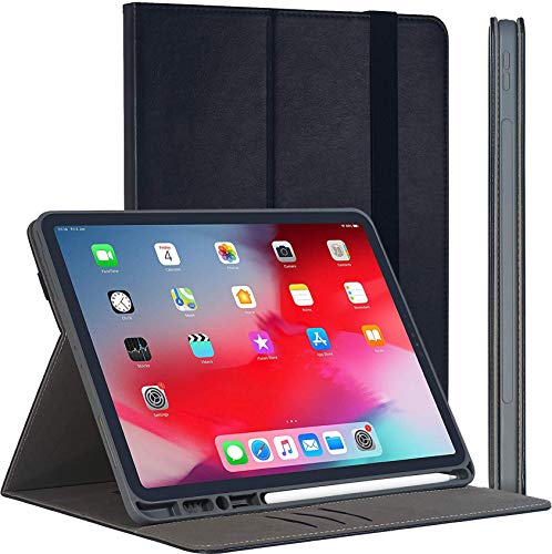 STILGUT Hülle kompatibel mit iPad Pro 12.9" (2018) Folio, Navy Blau von STILGUT