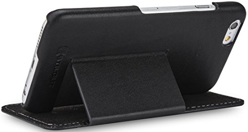 StilGut Leder-Hülle kompatibel mit iPhone 6 Plus Book Type mit Standfunktion, schwarz Nappa StilGut Leder-Hülle kompatibel mit iPhone 6 Plus Book Type mit Standfunktion, schwarz Nappa von STILGUT