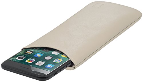 STILGUT Pouch, Universal-Hülle aus feinstem Nappaleder | Sleeve Handyhülle Größe L passend für z.B. Samsung Galaxy S7, Huawei Honor P9 Lite, Samsung S6 Edge, OnePlus X u.a., Creme Nappa STILGUT Pouch, Universal-Hülle aus feinstem Nappaleder | Sleeve Handyhülle Größe L passend für z.B. Samsung Galaxy S7, Huawei Honor P9 Lite, Samsung S6 Edge, OnePlus X u.a., Creme Nappa von STILGUT