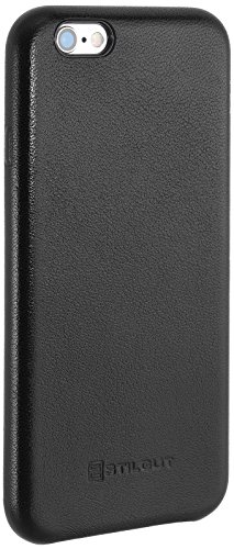 StilGut Premium Cover, Hülle aus echtem Leder kompatibel mit iPhone 6s, Schwarz Nappa StilGut Premium Cover, Hülle aus echtem Leder kompatibel mit iPhone 6s, Schwarz Nappa von STILGUT