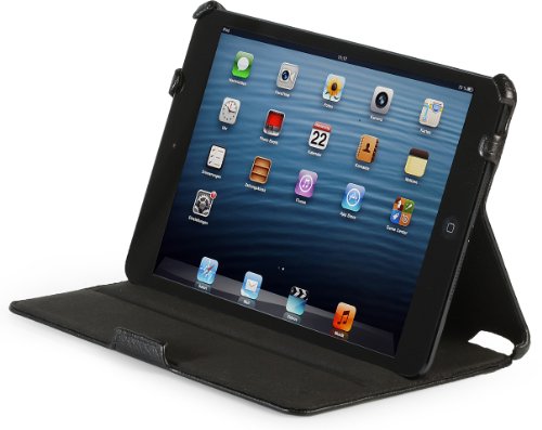 STILGUT Schutz-Hüllemit Standfunktion kompatibel mit iPad Mini/Mini mit Retina Display/iPad Mini 3, schwarz von STILGUT