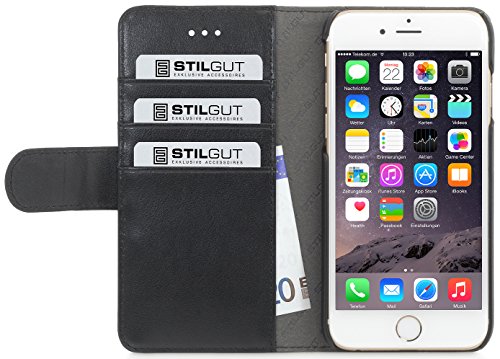 STILGUT Talis, Hülle mit Kreditkartenfach kompatibel mit iPhone 6s Plus, schwarz STILGUT Talis, Hülle mit Kreditkartenfach kompatibel mit iPhone 6s Plus, schwarz von STILGUT