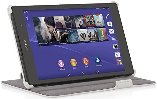 STILGUT UltraSlim, Tasche mit Standfunktion kompatibel mit Sony Xperia Z3 Tablet Compact, weiß B-Ware von STILGUT