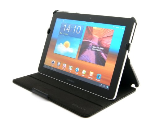 STILGUT UltraSlim Case, Tasche mit Stand- und Präsentationsfunktion kompatibel mit Samsung Galaxy Tab 8.9, schwarz von STILGUT