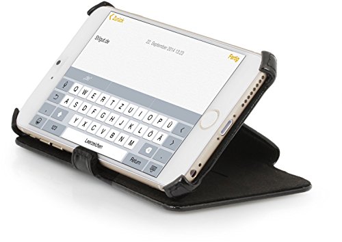STILGUT UltraSlim V2, Hülle mit Standfunktion kompatibel mit iPhone 6s (4.7"), schwarz von STILGUT