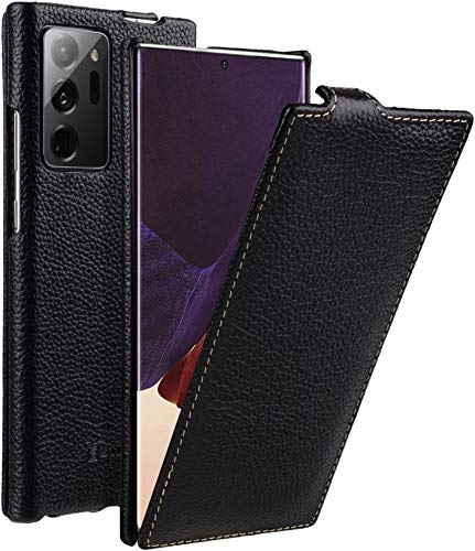 STILGUT UltraSlim kompatibel mit Samsung Galaxy Note 20 Ultra Hülle aus Leder - Samsung Note 20 Ultra Flip Case, Klapphülle, Handyhülle, Lederhülle - Schwarz STILGUT UltraSlim kompatibel mit Samsung Galaxy Note 20 Ultra Hülle aus Leder - Samsung Note 20 Ultra Flip Case, Klapphülle, Handyhülle, Lederhülle - Schwarz von STILGUT