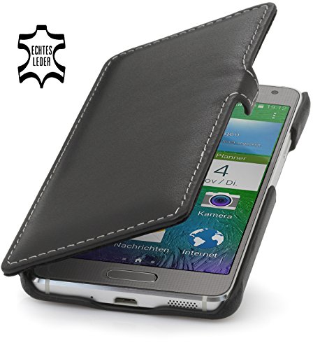 StilGut Book Type Case, Hülle aus Leder für Samsung Galaxy Alpha, Booklet case mit Clip, schwarz Nappa StilGut Book Type Case, Hülle aus Leder für Samsung Galaxy Alpha, Booklet case mit Clip, schwarz Nappa von STILGUT