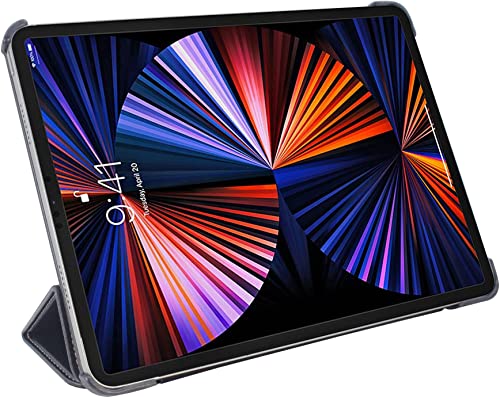 StilGut Couverture kompatibel mit iPad Pro 11" (2022 & 2021 & 2020) Hülle - iPad Pro 11" Hülle aus Leder mit Smart Cover, Lederhülle, Case - Schwarz Nappa von STILGUT