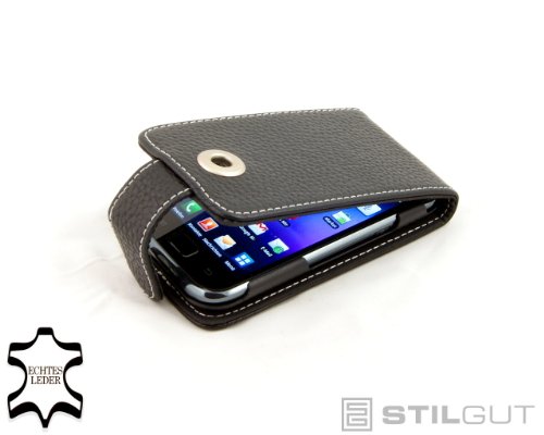 StilGut Exklusive Ledertasche passend für Galaxy S i9000 & S Plus i9 von STILGUT