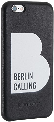 STILGUT Premium Cover, Hülle aus echtem Leder kompatibel mit iPhone 6s Plus, Like Berlin Edition - Schwarz Nappa STILGUT Premium Cover, Hülle aus echtem Leder kompatibel mit iPhone 6s Plus, Like Berlin Edition - Schwarz Nappa von STILGUT