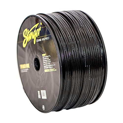 STINGER SPW518BK1 Lautsprecherkabel 1m, 18GA (1mm²), 100% Kupfer, schwarz | 3,49€/m von STINGER