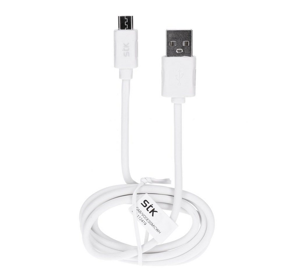 STK Lade und Sync-Kabel micro USB-Anschluss 1 Meter weiß USB-Kabel STK Lade und Sync-Kabel micro USB-Anschluss 1 Meter weiß USB-Kabel von STK