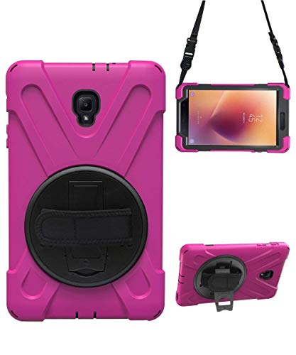 STLDM Schutzhülle für Galaxy Tab A 8.0 Zoll (8,0 Zoll) 2017 Modell (nicht für 2015), strapazierfähig, stoßfest, dreilagig, Hybrid-Schutzhülle für Samsung Galaxy Tab A 8.0 Zoll (SM-T380/T385) Pink rose von STLDM