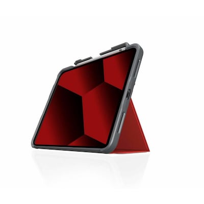 STM Dux Plus Case für Apple iPad 10,9" (2022) rot/transparent von STM Goods