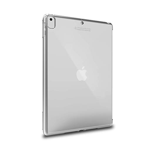 STM Bags Half Shell Case - Schutzhülle für das Apple iPad 10,2" (2019-2021) transparent (Robust, Apple Smart Cover & Smart Keyboard kompatibel, Einfacher Zugriff auf Anschlüsse und Tasten) von STM