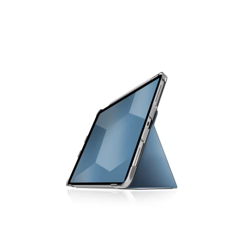 STM Studio Schutzhülle für iPad Air (5. / 4. Generation) & iPad Pro 11 Zoll (4. / 3. / 2. / 1. Generation), leicht, mit Aufbewahrung von Apple Pencil und Sleep/Wake-Cover, Blau (stm-222-383KY-03) von STM