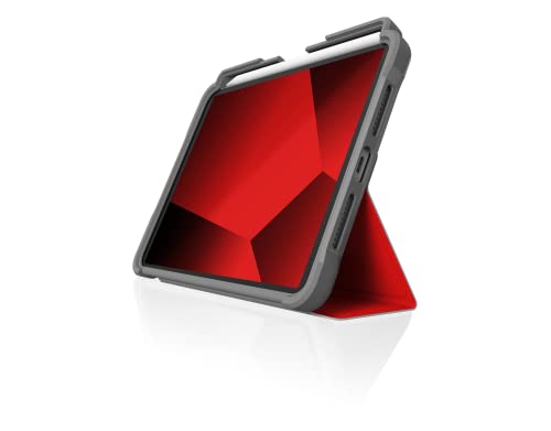 STM dux Plus STM-222-341GX-02 Schutzhülle für iPad Mini 6. Generation, Rot von STM