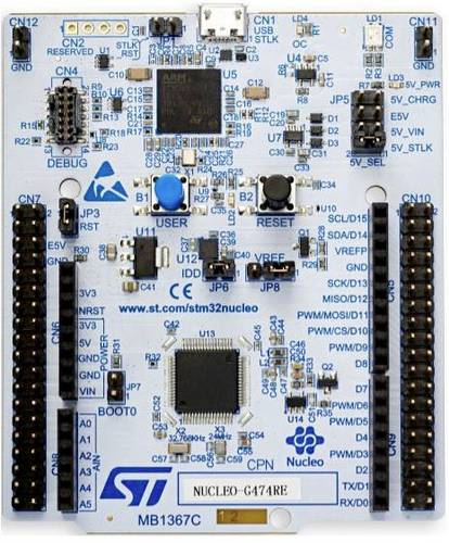 STMicroelectronics NUCLEO-G474RE Entwicklungsboard 1St. von STMICROELECTRONICS