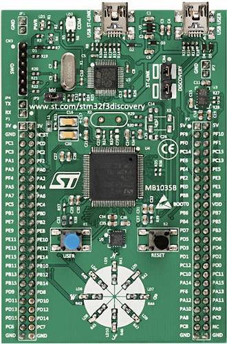 STMicroelectronics STM32F3DISCOVERY Entwicklungsboard STM32F3DISCOVERY STM32 F3 Series von STMICROELECTRONICS