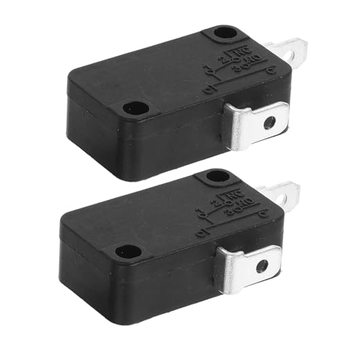 STOBAZA 2er Set Mikrowellen Türschalter Ersatz Universal Mikroschalter Momentanschalter 16A/250V Für Mikrowelle Und Dampfgarer STOBAZA 2er Set Mikrowellen Türschalter Ersatz Universal Mikroschalter Momentanschalter 16A/250V Für Mikrowelle Und Dampfgarer von STOBAZA