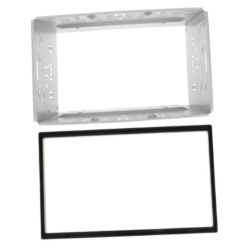 STOBOK 1 Satz Einbausatz Installationssatz Für Radiohalterung Auto-stereoradio Montieren Auto DVD-Player Montagerahmen Plastik Silver STOBOK 1 Satz Einbausatz Installationssatz Für Radiohalterung Auto-stereoradio Montieren Auto DVD-Player Montagerahmen Plastik Silver von STOBOK