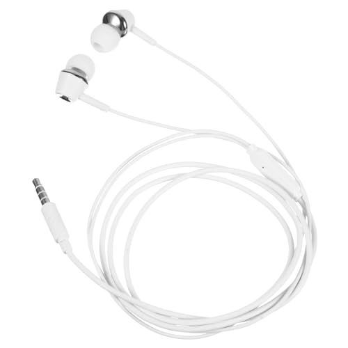 STOBOK 1 Satz Kabelgesteuerter Kopfhörer Ohrstöpsel Mikrofon Tipps Headset kabelgebundene In-Ear-Kopfhörer mit Steuerung Kabelgebundener In-Ear-Kopfhörer Metall Silver STOBOK 1 Satz Kabelgesteuerter Kopfhörer Ohrstöpsel Mikrofon Tipps Headset kabelgebundene In-Ear-Kopfhörer mit Steuerung Kabelgebundener In-Ear-Kopfhörer Metall Silver von STOBOK