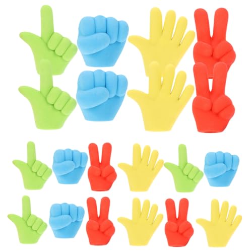 STOBOK 1 Satz Radierstift-set Radiergummis Süß Hände Erasers for Radiergummi Niedlicher Radiergummi Schulsachen Stule Bleistiftegummis Radiergummis Masse Kinderbedarf 20 Stück von STOBOK