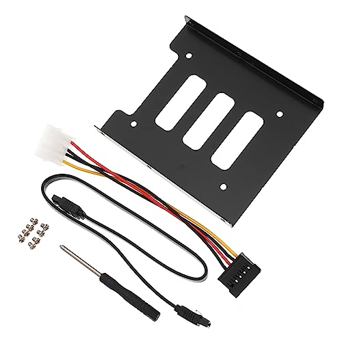 STOBOK 1 Satz Ssd Festplattenadapter Ssd Externe Festplatte Ssd-Laufwerk Bucht Intern Fahren Festplattenhalterung Festplatteneinschub Computerzubehör Metall Black STOBOK 1 Satz Ssd Festplattenadapter Ssd Externe Festplatte Ssd-Laufwerk Bucht Intern Fahren Festplattenhalterung Festplatteneinschub Computerzubehör Metall Black von STOBOK