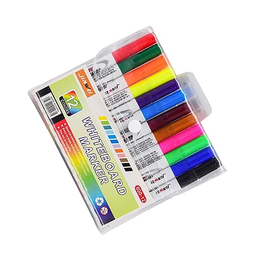 STOBOK 1 Satz Wasser Schwimmender Stift Whiteboard-stifte Whiteboard-marker Schreibwaren Schulmarker Büro Stifte Whiteboardmarker Aus Kunststoff Schreiben Von Schreiben Plastik 12 Stück von STOBOK
