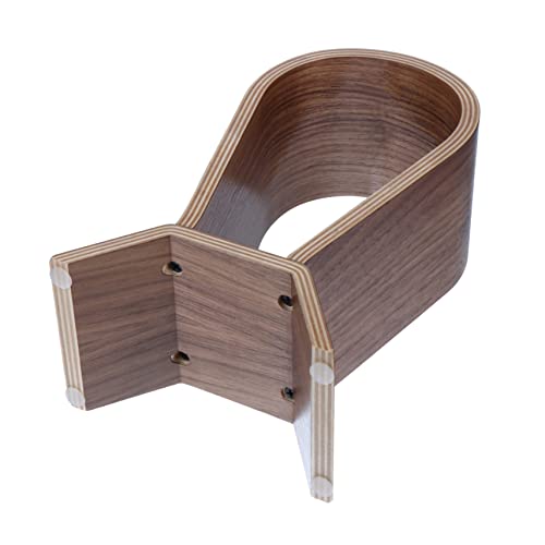 STOBOK 1 Stück Walnuss -massivholz -ohrhörer -Rack Headset-Rack Kopfhörerständer Headset-Display-ständer Kopfhörerregal Kopfhörer-aufbewahrungsregal Kopfhörer-Display-Rack Nussbaum von STOBOK