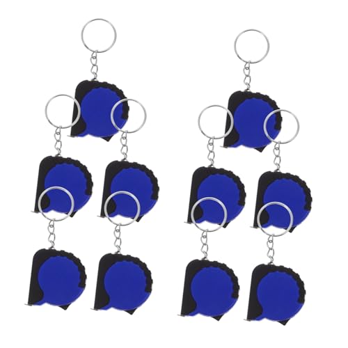 STOBOK 10 Stück Mini-Einziehband Mini-Schlüsselanhänger mit Maßband aus Stahl Keychain -Messband Körpermaßband metrisches Maßband Maßband-Schlüsselanhänger Abs Blue STOBOK 10 Stück Mini-Einziehband Mini-Schlüsselanhänger mit Maßband aus Stahl Keychain -Messband Körpermaßband metrisches Maßband Maßband-Schlüsselanhänger Abs Blue von STOBOK