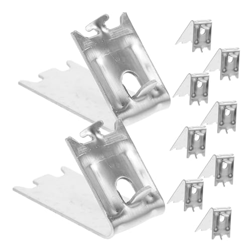 STOBOK 10pcs Kühlschrankschelfclips Für Kühler Und Gefrierschrank Für Die Kommerzielle Und Häusliche Verwendung, Um Sicherzustellen von STOBOK