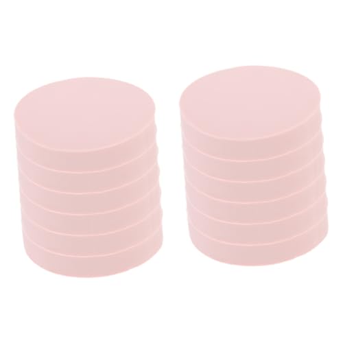 STOBOK 12 Stück Stempel Block Herstellung handgefertigte Carving-Gummipfähle schnitzmaterial selber machen Gummiblöcke DIY-Schnitzzubehör Gummisteine Bastelmaterial aus Gummi Rosa von STOBOK