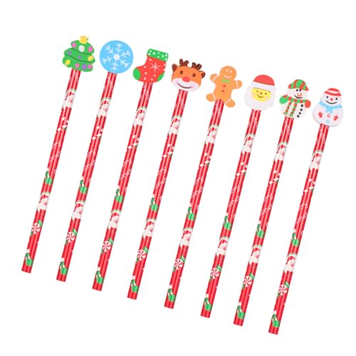 STOBOK 15 Stück Weihnachtsbleistifte mit Radiergummi für Verschiedene Designs oder Belohnung Klassenzimmer und Partys Kreative Schreibutensilien für Kleine Künstler STOBOK 15 Stück Weihnachtsbleistifte mit Radiergummi für Verschiedene Designs oder Belohnung Klassenzimmer und Partys Kreative Schreibutensilien für Kleine Künstler von STOBOK