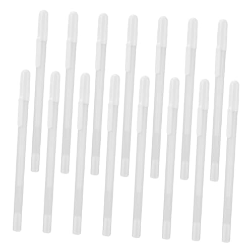 STOBOK 15 Stück weißer Textmarker weiße Tintenschreiberstifte Weißer Detailstift Annotationsstifte Flash-Gel-Stift weißer Tintenstift für Kunst Farbstift hervorheben Plastik von STOBOK