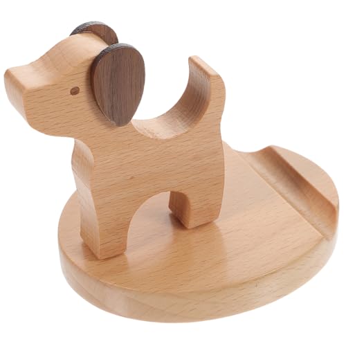 STOBOK 1Stück Holz Handyhalterung Kreativer Hundedesign Tischständer für Smartphones Robuste Praktische Mobiltelefon Halterung für Schreibtisch Schlafzimmer Büro STOBOK 1Stück Holz Handyhalterung Kreativer Hundedesign Tischständer für Smartphones Robuste Praktische Mobiltelefon Halterung für Schreibtisch Schlafzimmer Büro von STOBOK