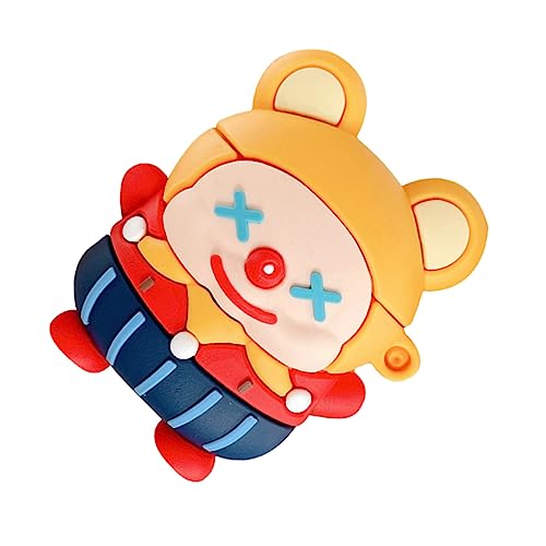 STOBOK 1Stück Kawaii Clown Wireless Kopfhörerhülle Kompatibel mit Leichte Schlagfeste Silikonhülle Schutz für Kopfhörer Umweltfreundliches Design STOBOK 1Stück Kawaii Clown Wireless Kopfhörerhülle Kompatibel mit Leichte Schlagfeste Silikonhülle Schutz für Kopfhörer Umweltfreundliches Design von STOBOK