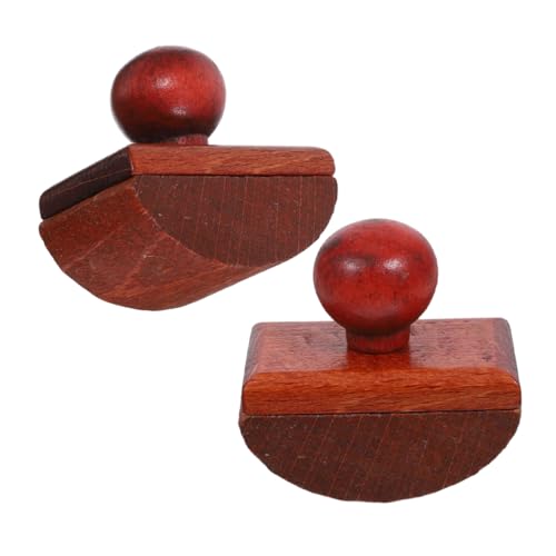 STOBOK 2 Stück Schreibtisch -tintenabsorber Tinte Absorbierende Werkzeuge Tintenlöschwippe Tintenlöscher Für Den Schreibtisch Studenten-rocker-blotter Schaukeltintenlöscher Brown Holz von STOBOK