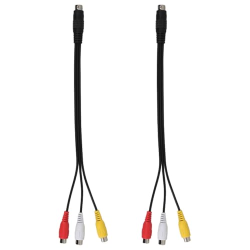STOBOK 2 Stück Videoadapter Ersatzvideodraht Videoeingangsadapter Video Auxiliary Cord Videokabel Video -hilfskabel Austausch Des Audiokabels Videorecorder-kabel Video-adapterkabel Kupfer STOBOK 2 Stück Videoadapter Ersatzvideodraht Videoeingangsadapter Video Auxiliary Cord Videokabel Video -hilfskabel Austausch Des Audiokabels Videorecorder-kabel Video-adapterkabel Kupfer von STOBOK