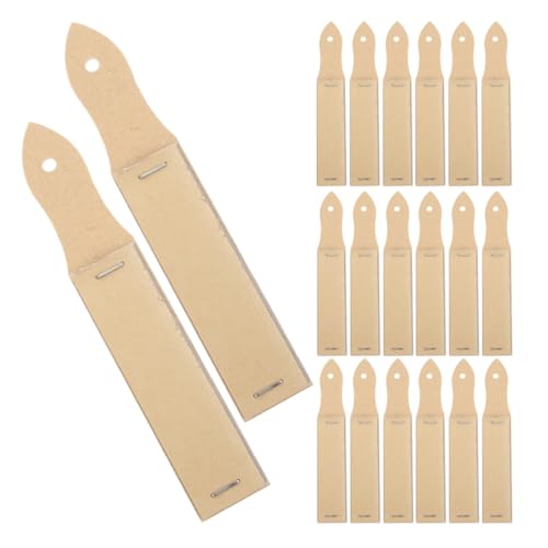 STOBOK 20 Stück Sandbrett Sandpapier Skizzenblock zeichenbrett skizzieren Zeichenwerkzeug Schleifpapier Bleistiftspitzer aus Metall Künstlerschärfer Farbige Bleistiftpastellstangen Beige von STOBOK