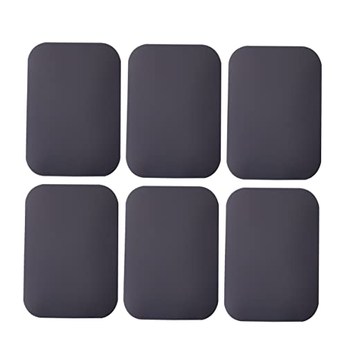 STOBOK 20Stücke Magnetische Eisenplatten für Handyhalterungen Schwarz Klebende Metallplatte für Magnetische Fahrzeughalterungen Installieren Verwenden von STOBOK